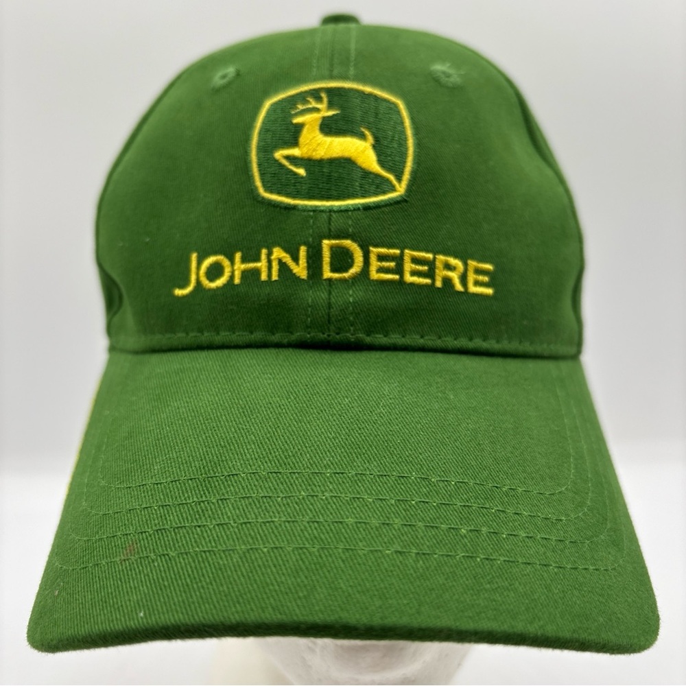 John Deere Owners Edition Men Embroidered Green Cary Francis Adjustable Hat OSFM